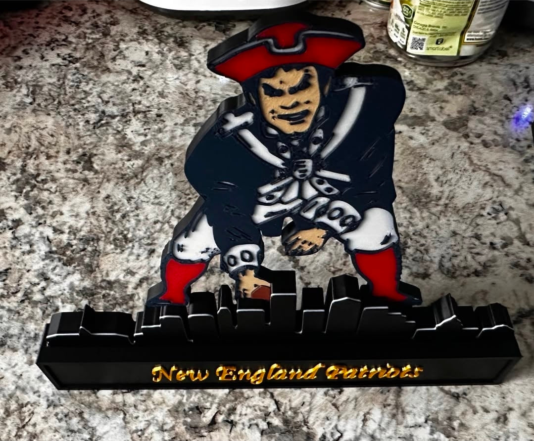 Patriots wall art