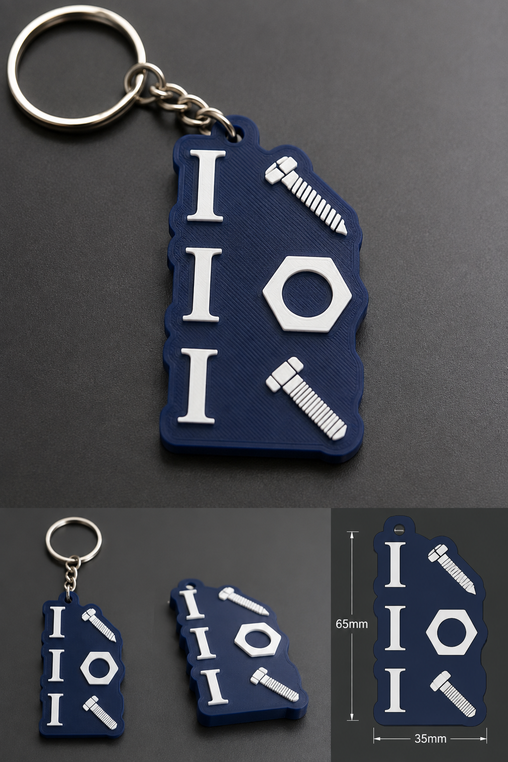 Bikers key chain